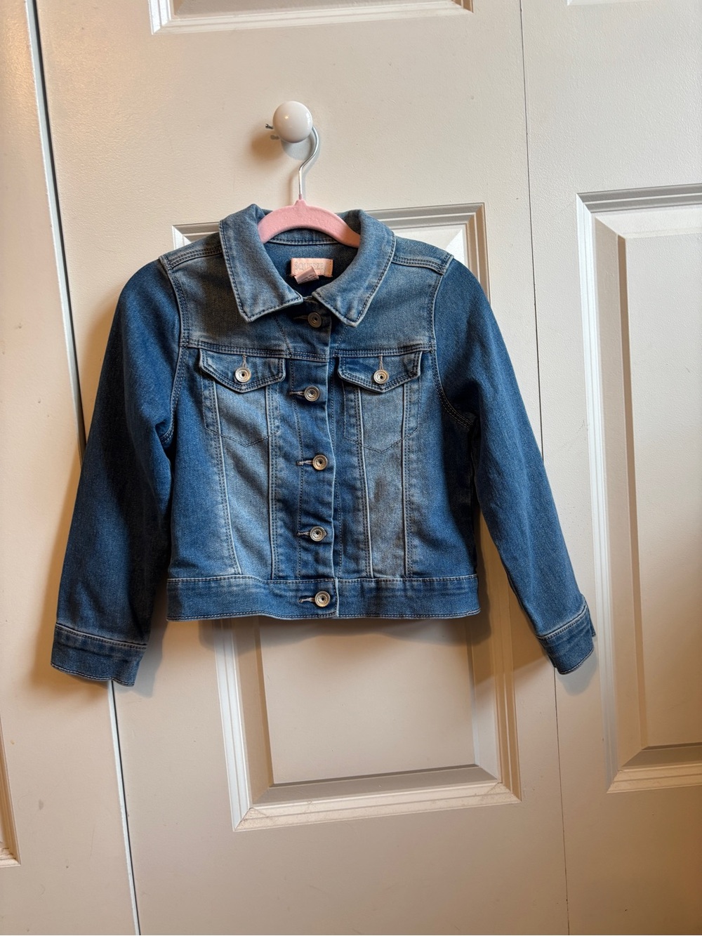 Squeeze Girls Blue Denim Button-Up Jacket